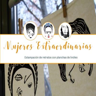 Imagen Taller de estampación de retratos con planchas de linóleo