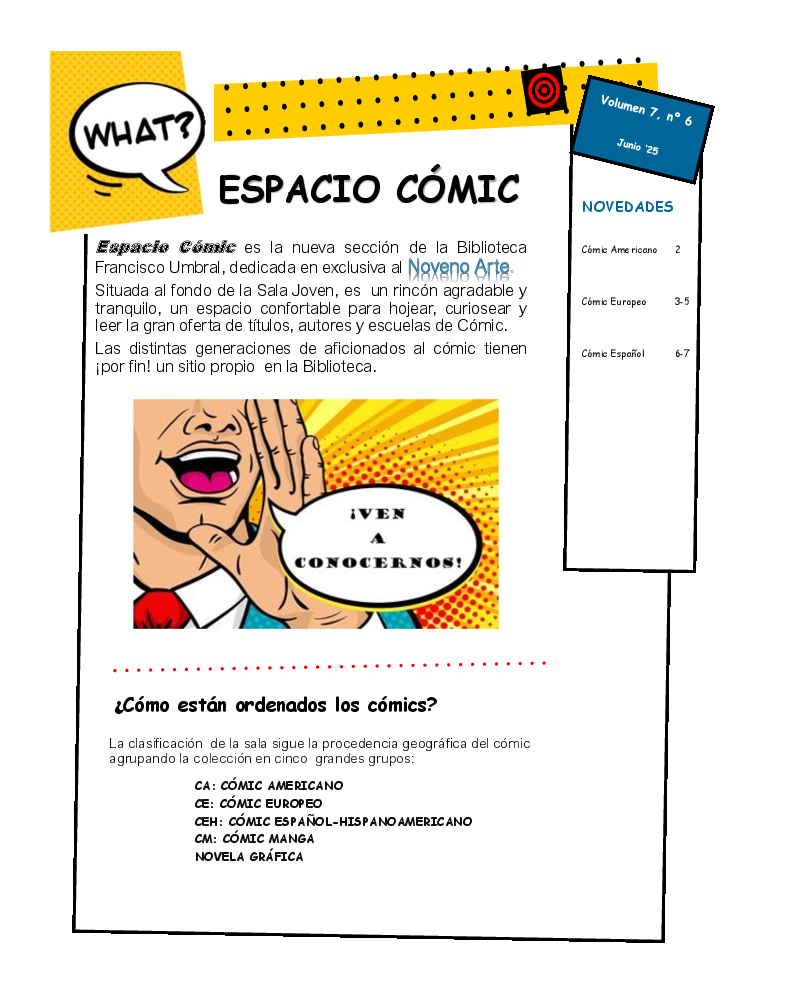 Imagen Novedades Comiteca Junio 2025