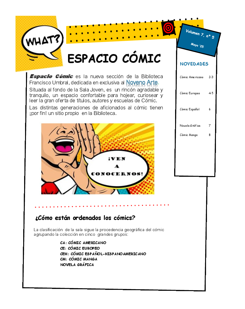 Imagen Novedades Comiteca Mayo 2025
