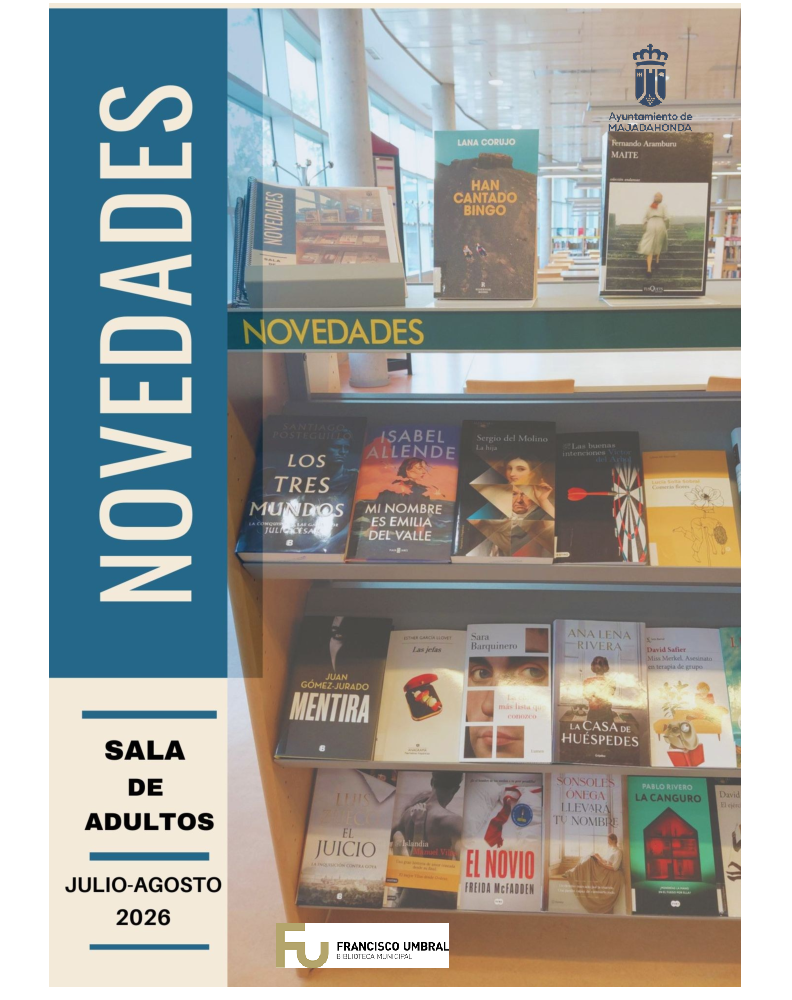 Imagen Novedades Sala Adultos - Julio y agosto