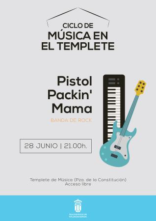 Imagen Ciclo de música en el templete- Noche de rock&roll con pistol packmin mama