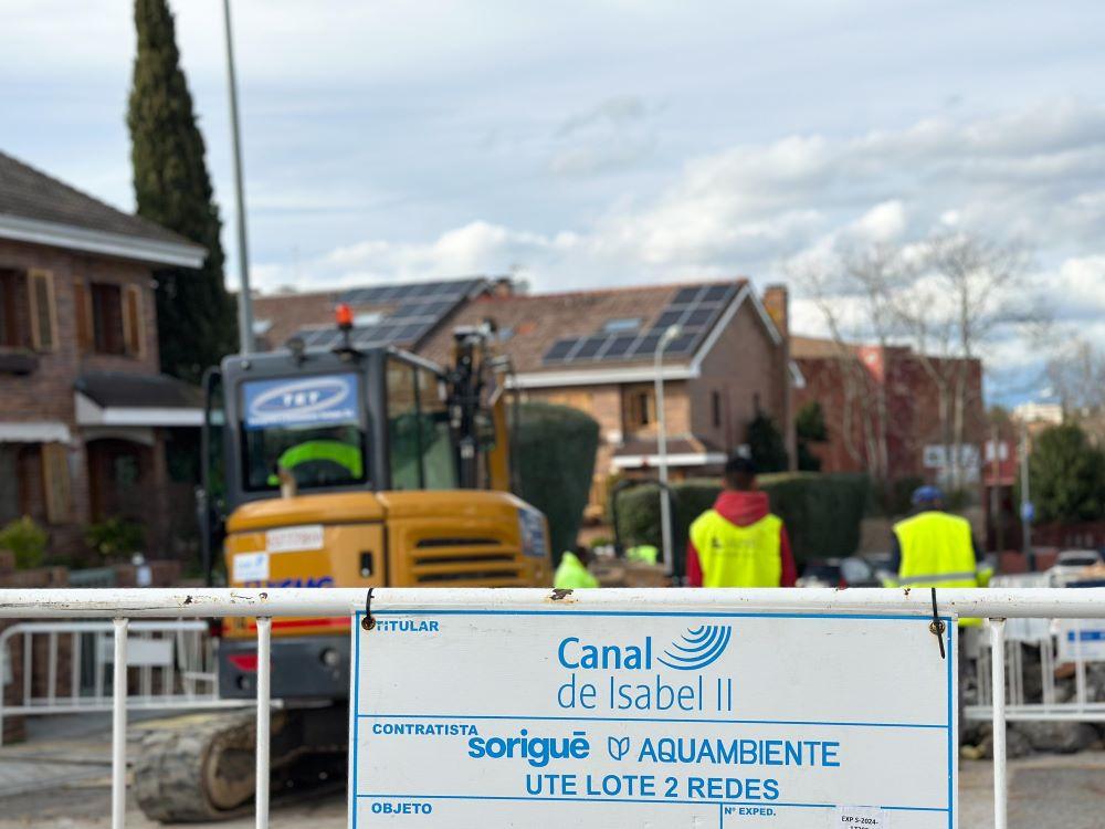 Imagen Canal de Isabel II invierte más de 4,2 millones de euros en la renovación de la red de suministro de agua potable en Majadahonda