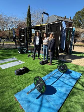 Imagen Majadahonda inaugura CUBOFit, un gimnasio al aire libre, en el Parque de la Granadilla